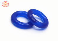 Niebieski pół przezroczysty silikonowy o-ring Odporność na ciepło Dostosowany rozmiar