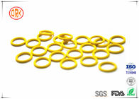 Żółty wodoodporny silikonowy pierścień uszczelniający odporny na wysokie temperatury dla elektroniki