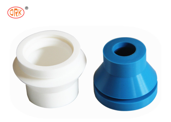 Doskonała odporność na odbicie Niebieski kolor Custom Mold Silicone Rubber Bushing