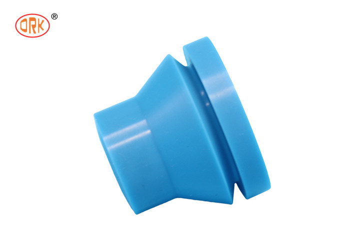 Doskonała odporność na odbicie Niebieski kolor Custom Mold Silicone Rubber Bushing