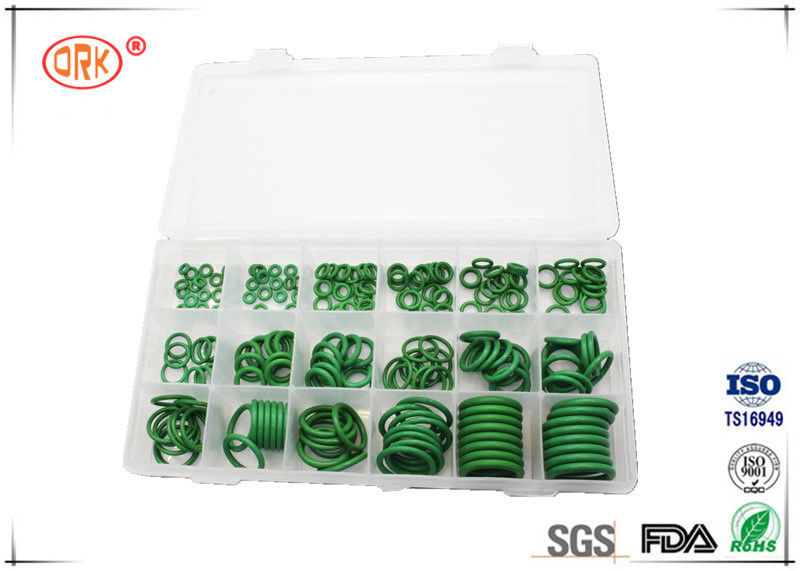HNBR NBR 70 O Ring Kit Green Zielony Dobra odporność na ścieranie i odporność na rozdarcie