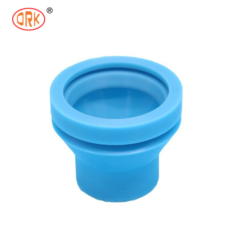 Doskonała odporność na odbicie Niebieski kolor Custom Mold Silicone Rubber Bushing