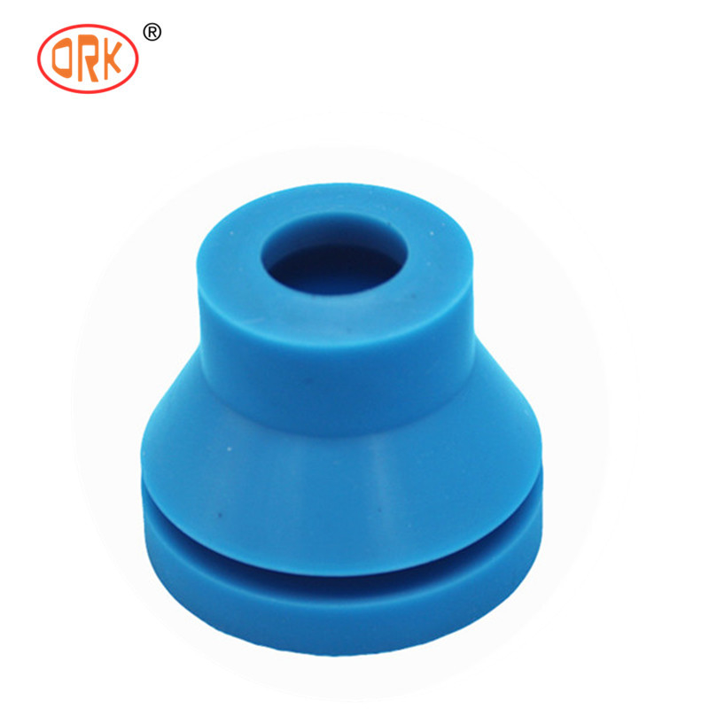 Doskonała odporność na odbicie Niebieski kolor Custom Mold Silicone Rubber Bushing