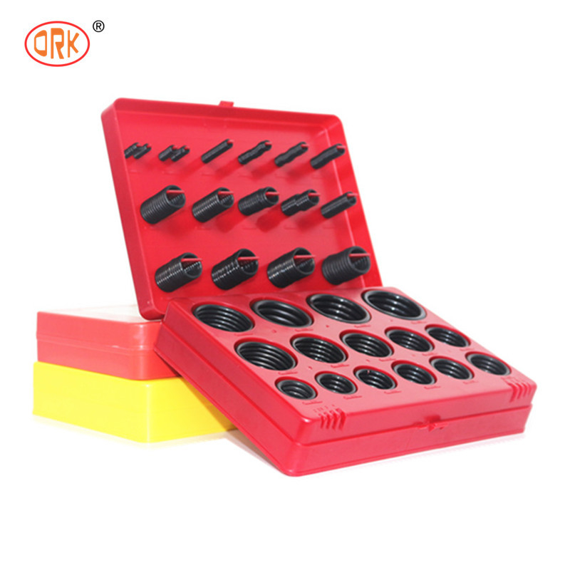 5A 382PC NBR 70 90Kity hydrauliczne na brzegu Czerwony Kolor Imperialny Rozmiar Automotive O Ring Kit