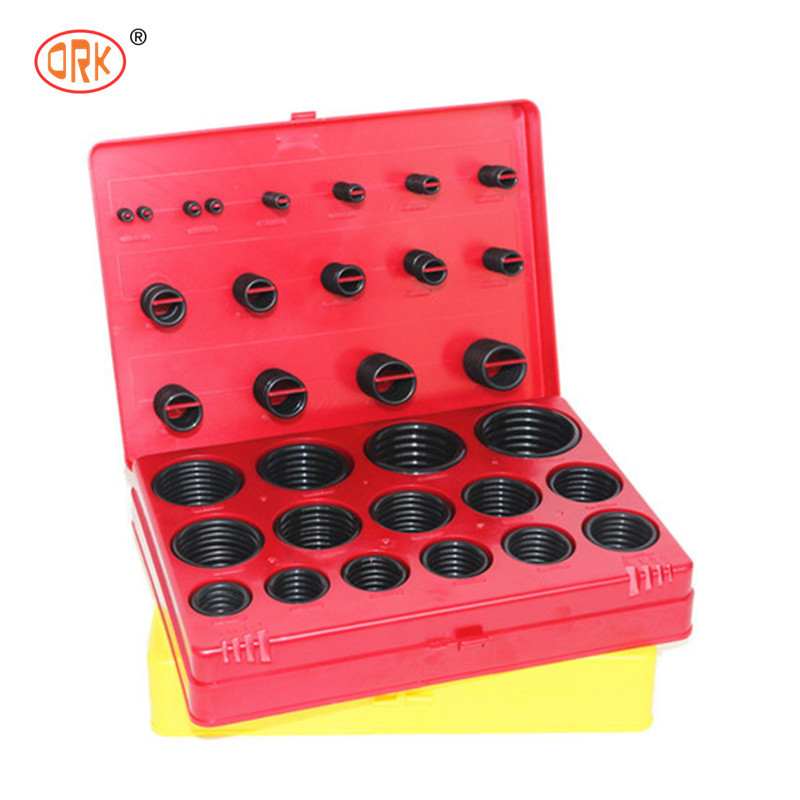 ORK Uniwersalny Standard SAE Standard 407PC Wysokiej Wytrzymałości Rurociąg Gumowy O Ring Kit