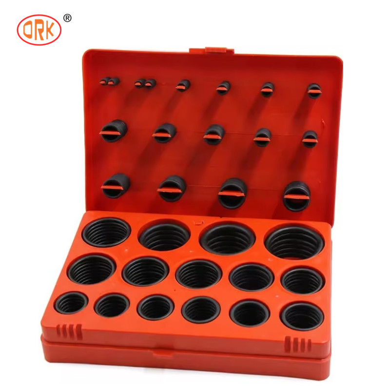 ORK Uniwersalny Standard SAE Standard 407PC Wysokiej Wytrzymałości Rurociąg Gumowy O Ring Kit