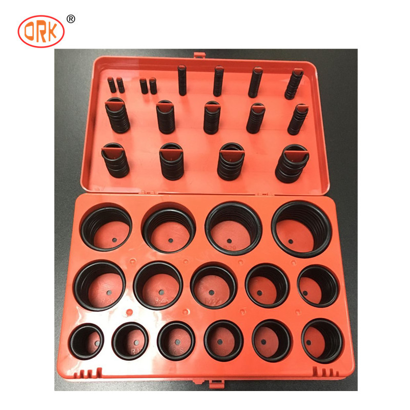 ORK Uniwersalny Standard SAE Standard 407PC Wysokiej Wytrzymałości Rurociąg Gumowy O Ring Kit