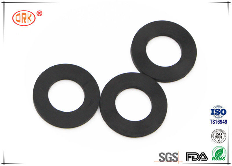 80 Shore A Flat Rubber Washer Z zatwierdzonym przez FDA Black Blue Soft Silicone