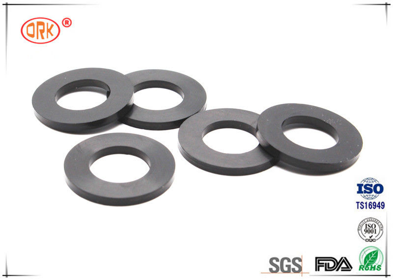 80 Shore A Flat Rubber Washer Z zatwierdzonym przez FDA Black Blue Soft Silicone