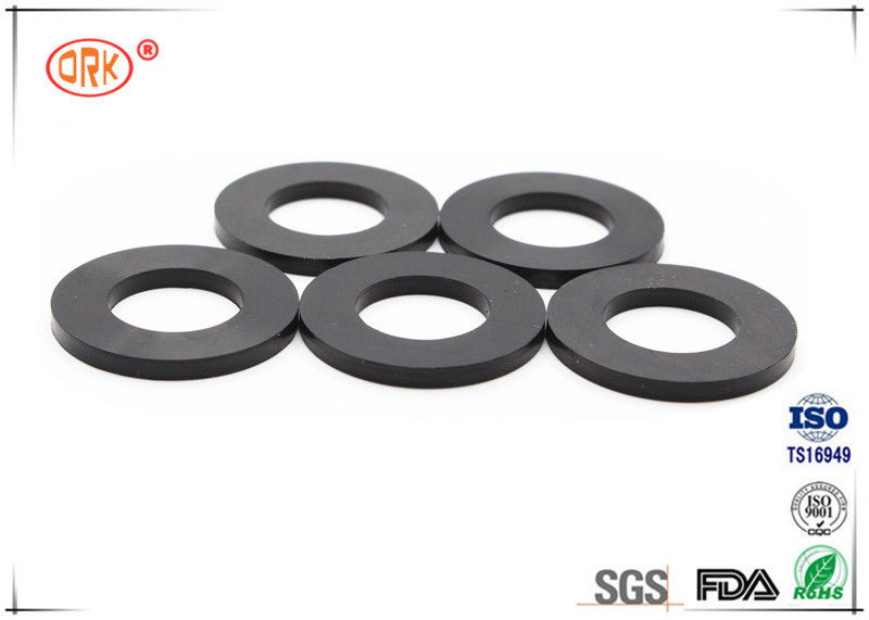 80 Shore A Flat Rubber Washer Z zatwierdzonym przez FDA Black Blue Soft Silicone