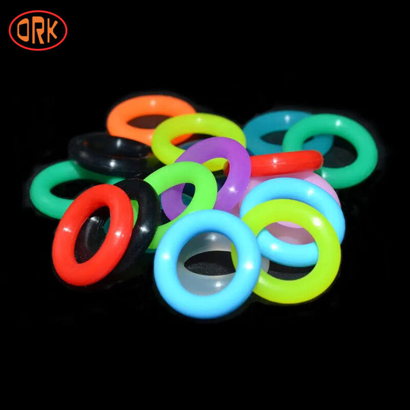 FKM O-Ring, NBR EPDM Silicone HNBR Rubber O Ring Seals, High Chemical Resistance Oil Resistant Sealing Gasket for Hydraulic Pneumatic Machinery