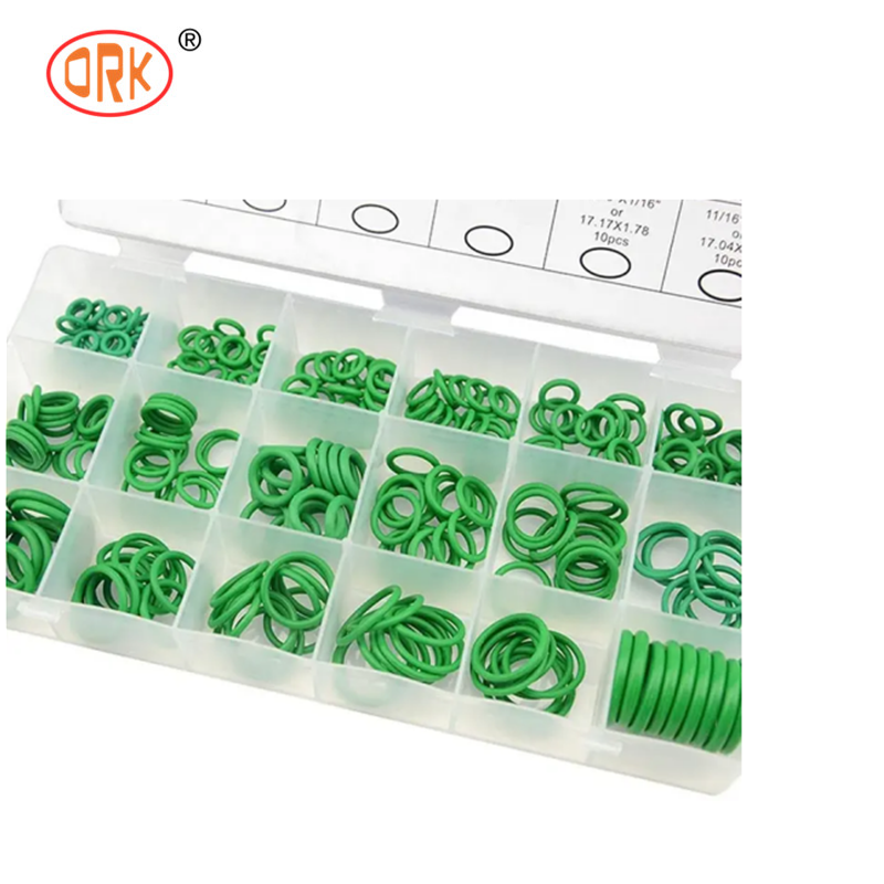 Industrial Rubber O Ring Assortment Kit, Various Sizes & Rubber Materials, Heat Resistant Sealing O-Ring Set for Plumbing, Hydraulic System Maintenance